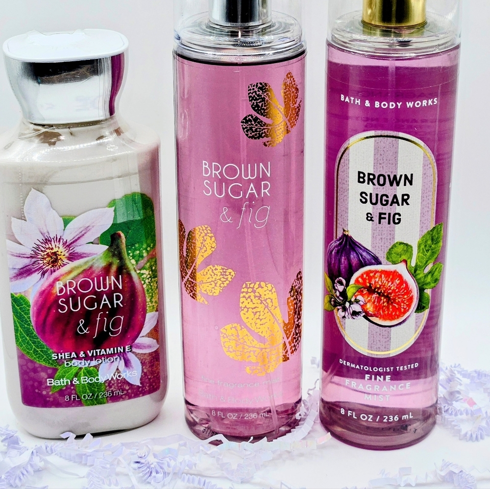 Bath & Body Works Brown Sugar & Fig  Set
